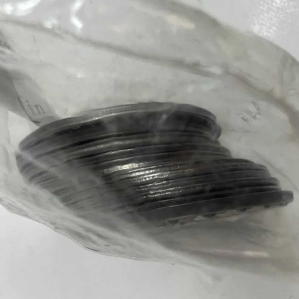 AXK2035 Thrust Needle Roller Bearings 4 Sets 20x35x2mm Silver New with Washers